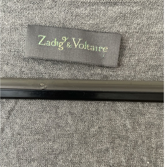 Zadig & Voltaire Silk/Cotton Tunic Sweater - Picture 2 of 5